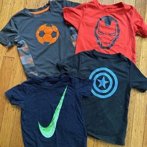 2T t-shirt bundle - under armour marvel Nike and more